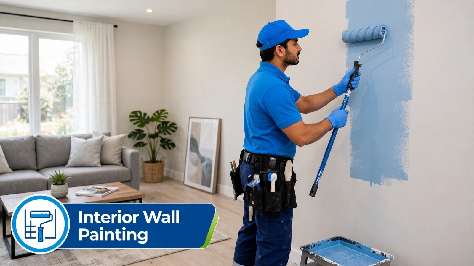 Interior wall painting